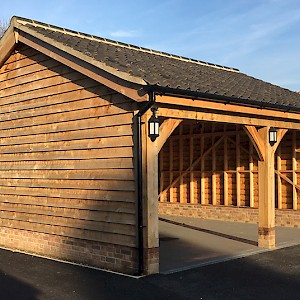 Oak framed stand alone Garages, Norfolk