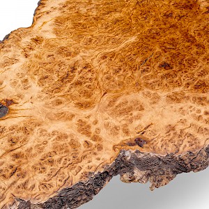 Bespoke oak furniture with natural wood detail.